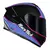 Imagem do Capacete Race Tech Hit Plus Preto Roxo Brilhante
