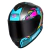 Capacete Race Tech Hit Android Cinza Rosa Amarelo Ciano na internet