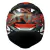 Imagem do Capacete Norisk Razor Sharp Preto Branco Vermelho