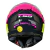 Capacete LS2 FF358 Classic S Digital Preto Amarelo Rosa C/ Spoiler