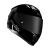 Capacete Norisk Razor Monocolor Preto Brilhante + Viseira Fume + Spoiler - comprar online