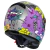 Capacete Infantil Feminino Ls2 Classic Ff358 Dreamcatcher Cinza Amarelo Roxo - S2 Motos
