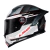 Capacete LS2 FF358 Classic Pro Digital Preto Branco C/Spoiler