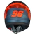 Capacete Norisk Flow Daytona Azul Laranja Fosco C/ Viseira Extra + Spoiler - loja online