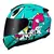 Capacete Norisk Razor Mad Azul Brilhante