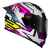 Capacete Ls2 Classic Pro FF358 Estellar Preto Rosa Roxo Brilhante C/Spoiler - comprar online