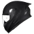 Capacete Norisk Flow Monocolor Preto Fosco C/ Viseira Extra + Spoiler