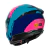 Imagem do Capacete Ls2 FF808 Stream II Thunderbiz Azul Rosa C/ Viseira Interna