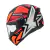 Capacete Peels Spike 2 1St Preto Vermelho Fosco
