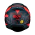 Capacete Norisk Razor Axial Preto Vermelho Fosco - loja online