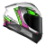 Capacete Race Tech Hit Android Branco Cinza Verde Rosa - comprar online