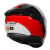 Imagem do Capacete Ls2 FF808 Stream II Thunderbiz Preto Vermelho C/ Viseira Interna