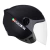 Capacete Ebf Spark Jet Solid Aberto Preto Fosco