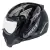 Capacete Peels Mirage Living Preto Cinza Brilhante C/ Viseira Interna