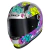 Capacete Infantil Feminino Ls2 Classic Ff358 Dreamcatcher Cinza Amarelo Roxo na internet