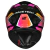 Imagem do Capacete Race Tech Hit Draw Preto Rosa Brilhante