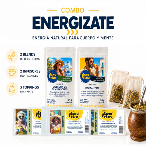 COMBO ENERGÍZATE – Combo de infusiones energizantes