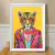 Cuadro Leopard Yellow