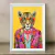 Cuadro Leopard Yellow en internet