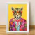 Cuadro Leopard Yellow - comprar online