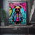 Cuadro Peluche Grafiti