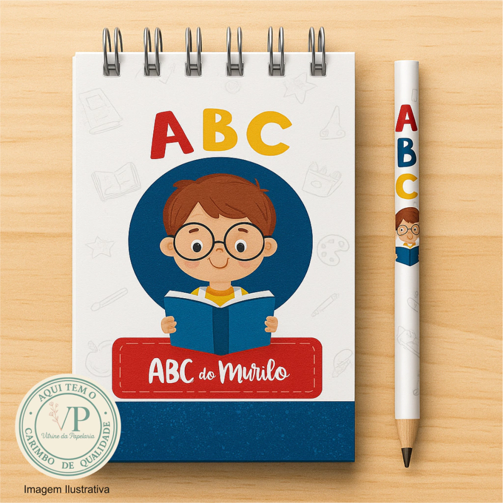 Bloquinho Personalizado – Formatura ABC | Menino