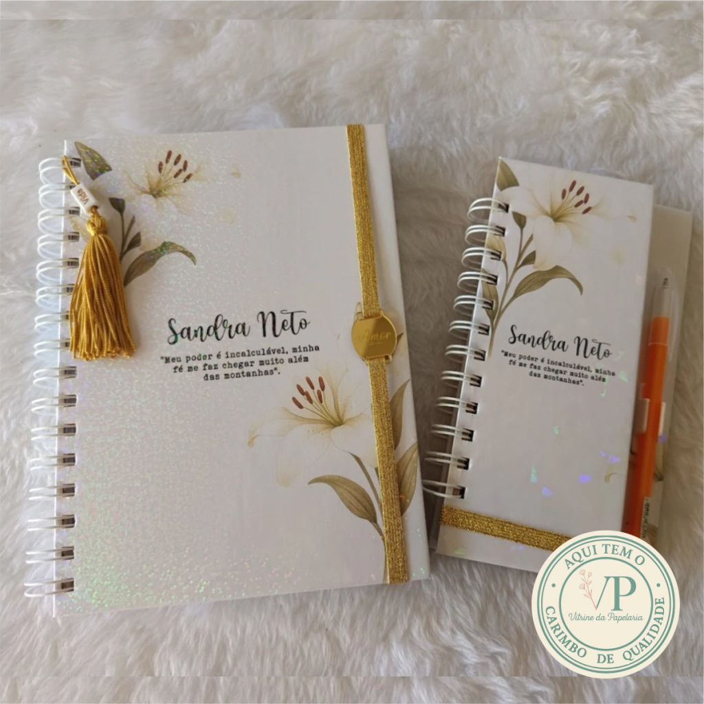 Kit Floral Premium | Agenda Personalizada