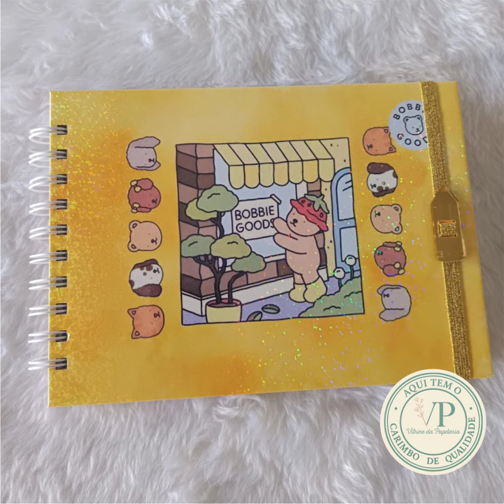 Livro de Colorir Bobbie Goods Amarelo – Edição Fofa A5