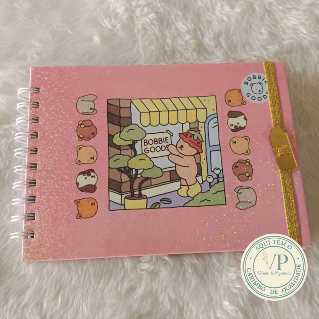 Livro de Colorir Bobbie Goods Rosa– Edição Fofa A5