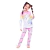PIJAMA TEMÁTICO FEMININO UNICORNIO VEGGI - Bebê Chefinho