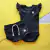 CONJUNTO BODY CANELADO MANGA PRINCESA E SHORT PRETO BEBE CHEFINHO na internet