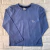 BLUSA MANGA LONGA AZUL JEANS THEO