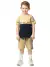 CONJUNTO INFANTIL MASCULINO MESCLADO AMENDOA E PRETO OLIVER