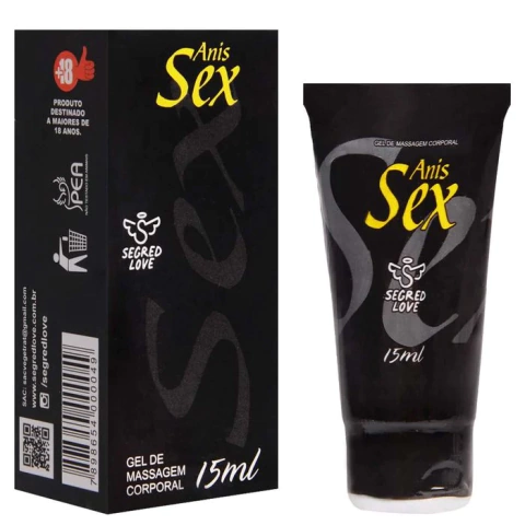 ANIS SEX GEL ANESTÉSICO FACILITADOR ANAL 15ML SECRET LOVE