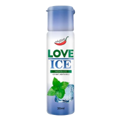 LOVE ICE ÓLEO DE MASSAGEM COMESTÍVEL MENTA 20ML