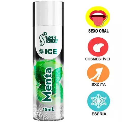 GEL EXCITANTE ICE BEIJAVEL MENTA 15ML FOR SEXY