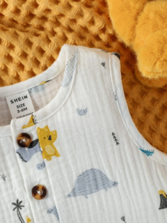 Body sin Mangas con estampado de dinosaurio - AdeAmor