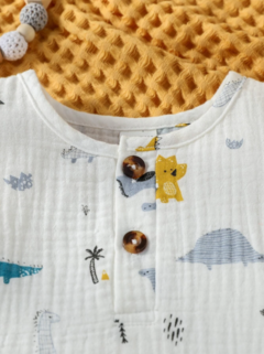 Body sin Mangas con estampado de dinosaurio - tienda online