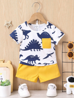 Conjunto de verano Short y franela para niño