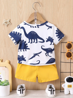 Conjunto de verano Short y franela para niño en internet
