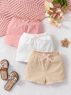 Shorts de niñas con lazo UNIDAD