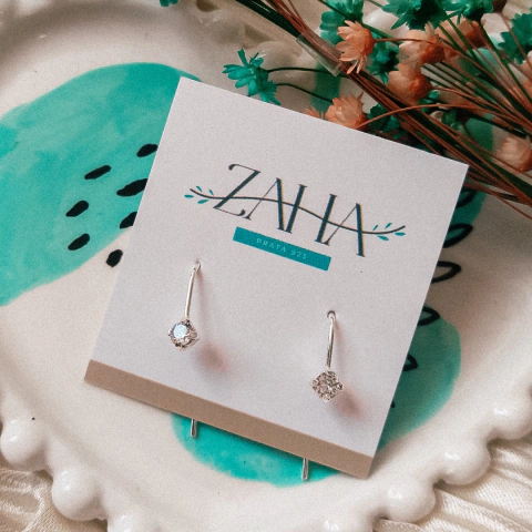 Brinco Gancho Cristal