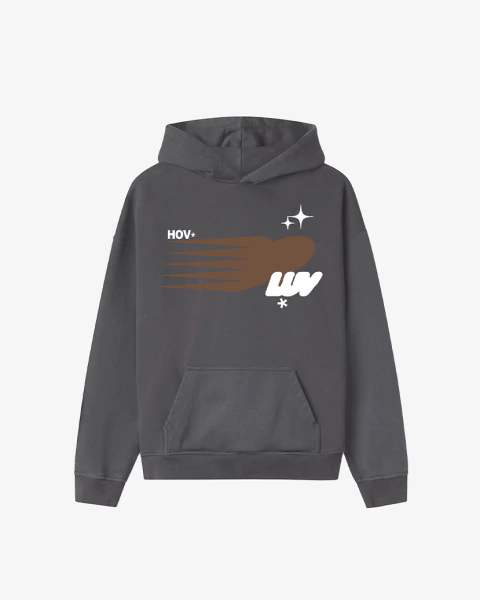 HOV Luv - Heavy Hoodie - Cinza Chumbo - comprar online