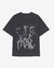 Dawgs oversized tee - Cinza Chumbo - comprar online