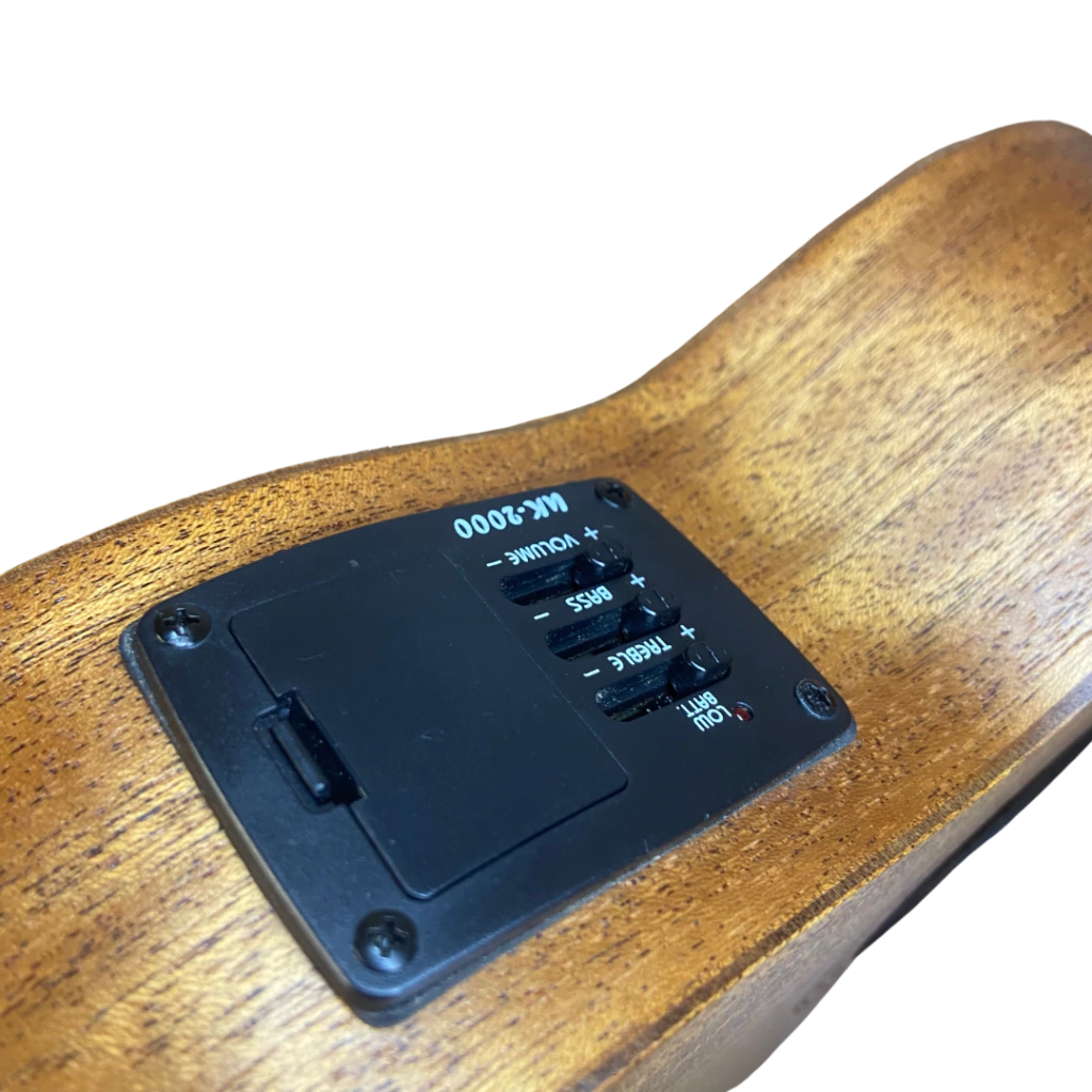 Ukulele Eletroacústico MBrass - Soprano - Natural Fosco - Cor Marrom