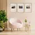 Conjunto de Quadros Decorativos com Moldura e Vidro - comprar online