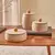 Kit Potes Decorativos em Cerâmica Bege - comprar online