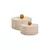 Conjunto de Caixa Decorativa Organizadora Redonda Coleção Elegance