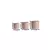Kit Cachepots em Cimento Rosa e Dourado - 3 Peças na internet