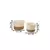 Kit Cestos em Algodão e Fibra Natural com 2 Peças - comprar online